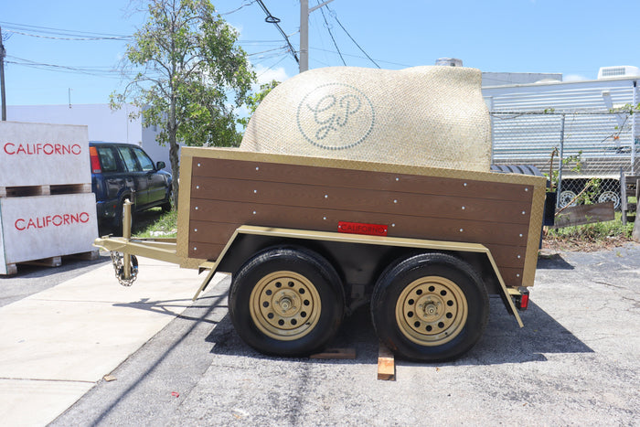 THE GOLDEN CARRELLO PIZZA OVEN TRAILER