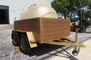 The Golden Carrello Pizza Oven Trailer