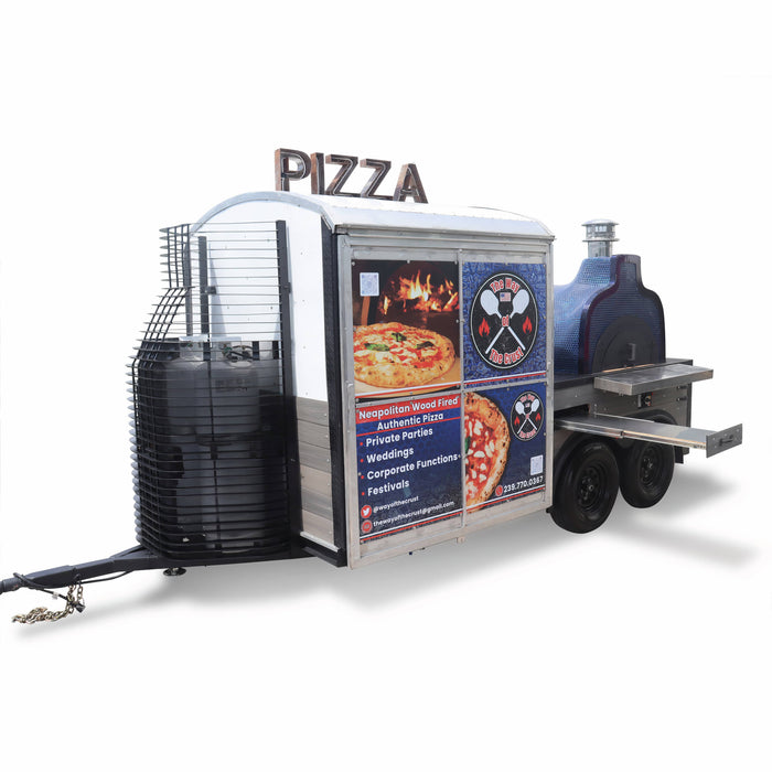 NAPOLI WORK AROUND OPEN PIZZA OVEN TRAILER 12 FEET LONG