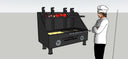 Oyuda Charcoal Grill 47"