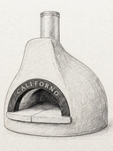 CALIFORNO assembled residential pizza oven sketch