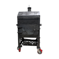 Californo Cubo – 3/16" Steel Charcoal & Wood Grill