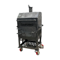 Californo Cubo – 3/16" Steel Charcoal & Wood Grill