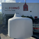 CALIFORNO Garzoni Campana stucco pizza oven – White, back view at the CALIFORNO shop