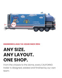 CALIFORNO Ristoratore enclosed pizza oven trailer