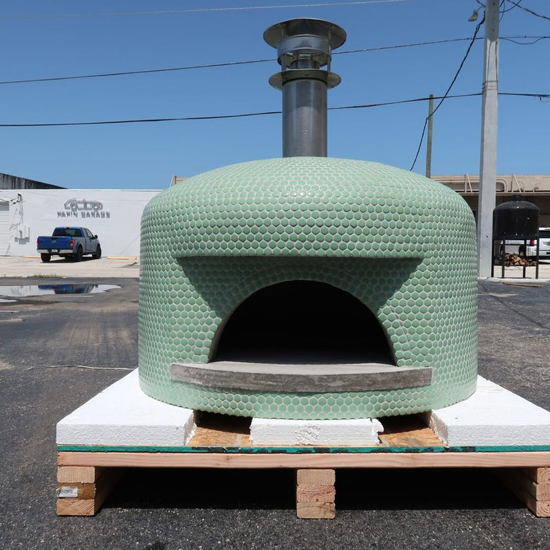 CALIFORNO mosaic pizza oven in Sage Green