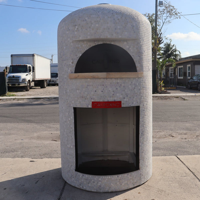 CALIFORNO mosaic pizza oven in Light Gray