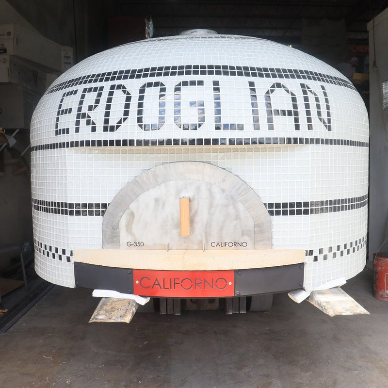CALIFORNO mosaic pizza oven in White