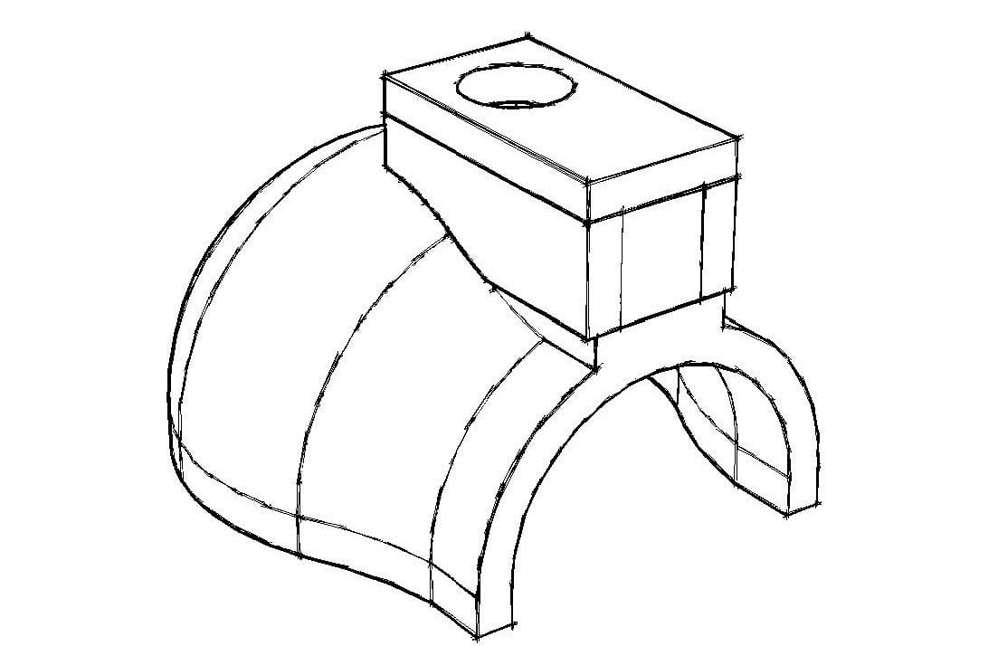 Garzoni-240 Chimney adapter-Californo