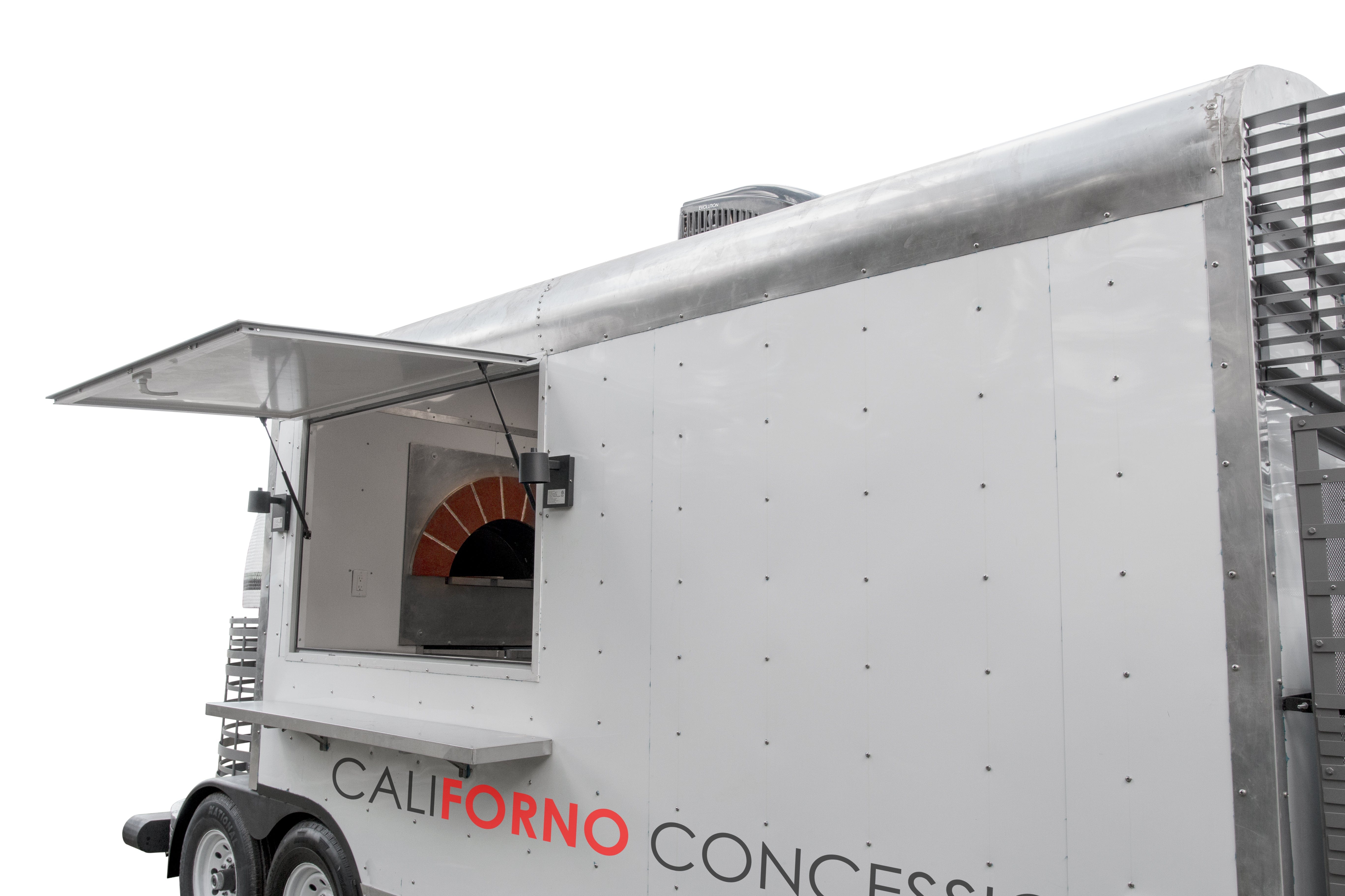 Californo Ristoratore enclosed Pizza Oven Trailer