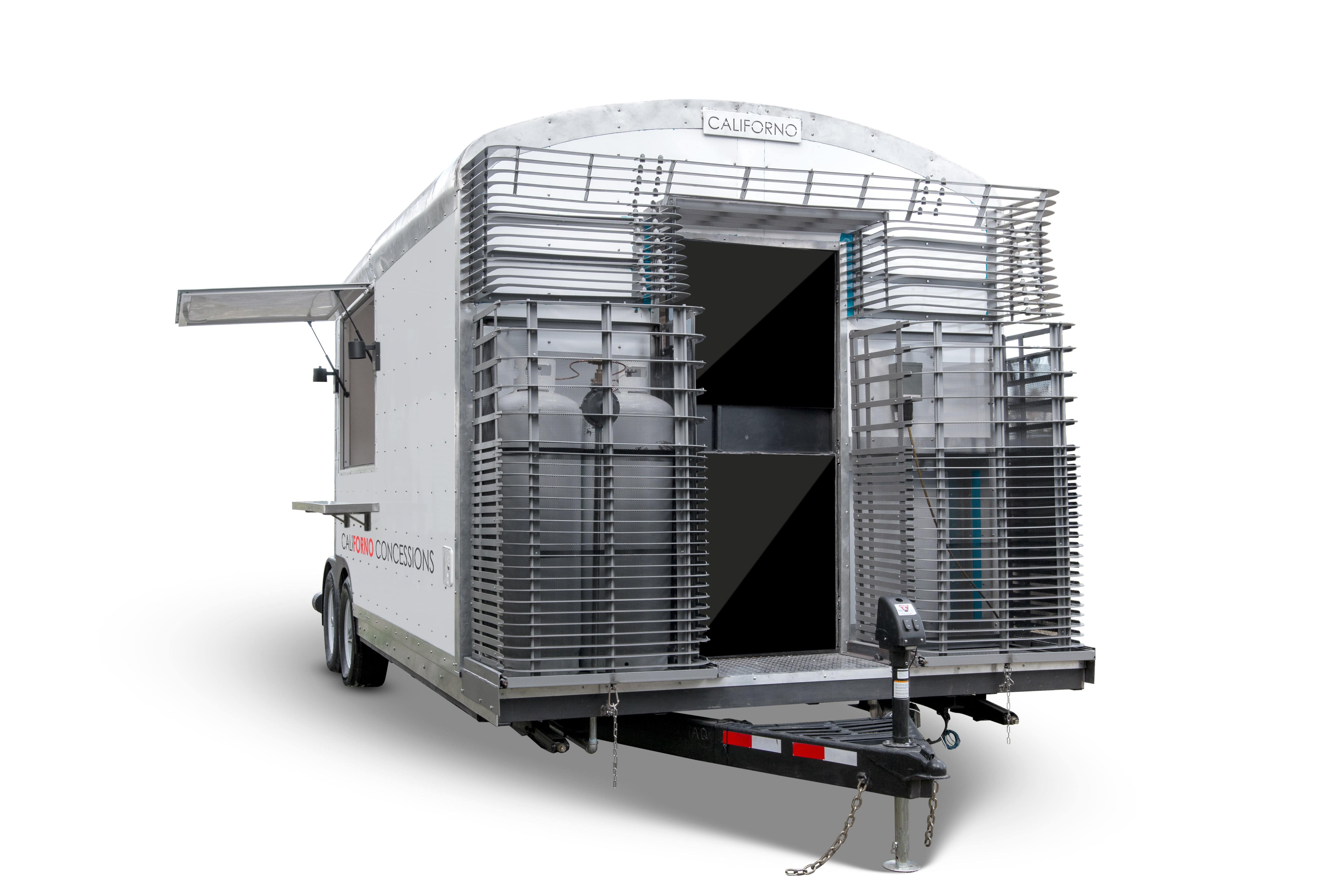 Californo Ristoratore enclosed Pizza Oven Trailer