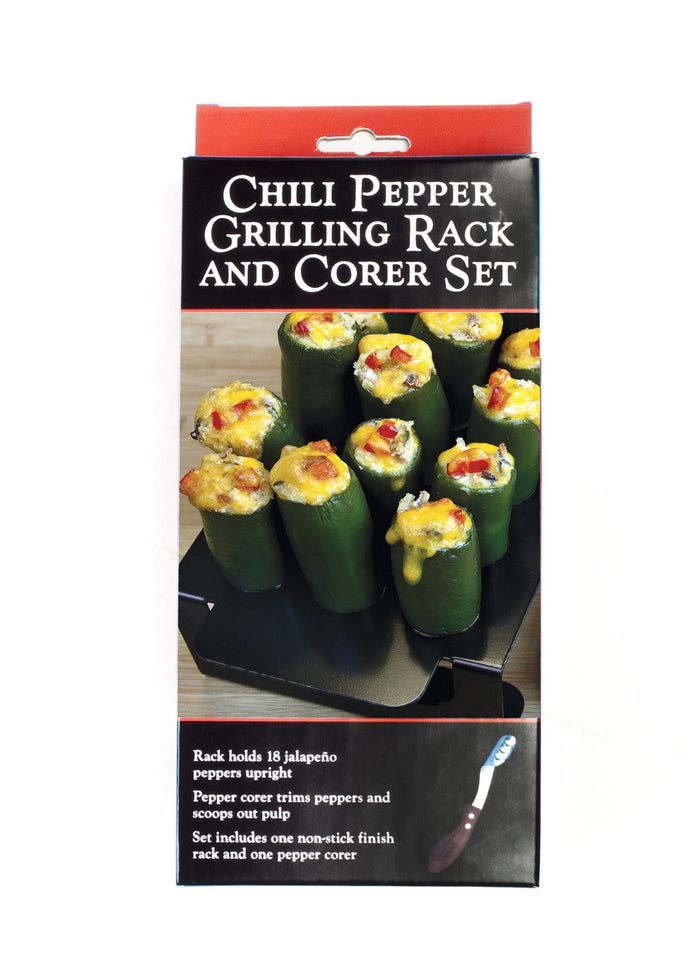 Californo Non Stick Chili Pepper Rack & Corer Set-Californo