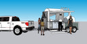 Napoli Work-Around Open Pizza Oven Trailer, 12 ft