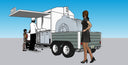 Napoli Work-Around Open Pizza Oven Trailer, 12 ft