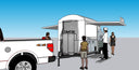 Napoli Work-Around Open Pizza Oven Trailer, 12 ft