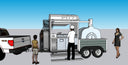 Napoli Work-Around Open Pizza Oven Trailer, 12 ft